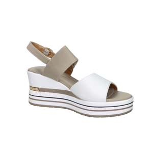 Sandales compensées Donna Serena pour femme, blanches, talon de 7 cm, taille 38 - Product Image 2