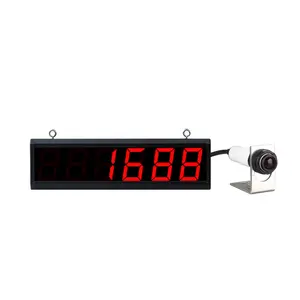 JAKON Series Indoore 6 Digit Digital Counter Meter Jam Tangan LED Display Counter Display Besar