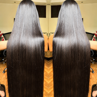 Wig Rambut Asli Vietnam Mentah Grosir, Wig Rambut Manusia Tanpa Proses dengan Lace Transparan untuk Wanita Kulit Hitam