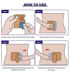 แผ่นประคบเย็นบรรเทาอาการปวดเข่าจากสมุนไพร ผลิตในจีน มีใบรับรอง CE ตัวอย่างฟรี - Product Image 5
