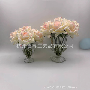 Ornement d'aromathérapie en rose artificielle Heshes, fait main en polyester, cadeau de la Saint-Valentin, cadeau de mariage, réutilisable, style rêveur - Product Image 4