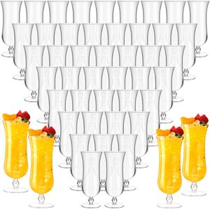 Verres à cocktail en plastique Hurricane Glass Plastic 15 oz <span class=keywords><strong>Pina</strong></span> <span class=keywords><strong>Colada</strong></span>, verres à cocktail transparents en plastique, verres en acrylique transparents en forme de tulipe pour cocktails de fête - Product Image 6