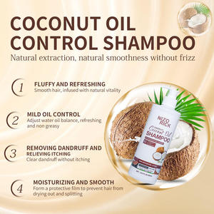 Shampoo antipelliculaire à l'huile de noix de coco NIZO RICK, naturel, sans sulfate, contrôle du sébum, soin du cuir chevelu, traitement capillaire professionnel, 500 ml - Product Image 6
