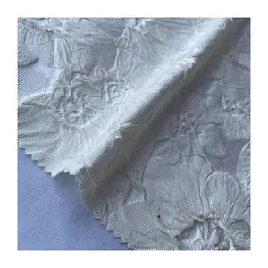 Vải Jacquard Thổ Cẩm Hoa Sang Trọng 100% Polyester 125gsm Dệt Theo Yêu Cầu Thiết Kế Trừu Tượng Mới Cho Nữ Trang Phục Bộ Đồ