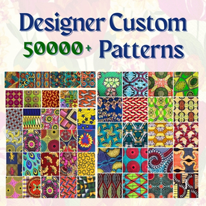 Nhà Máy Bán Buôn Chải Kỹ Phi Vải Sáp Phong Cách Dân tộc Kent 100% Bông Mô Phỏng Sáp In Quần Áo Vải Cho Bọc - Product Image 6