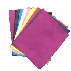 Logo personalizzato in microfibra occhiali per la pulizia del tessuto in pelle scamosciata con serigrafia morbida spessitura occhiali da sole - Product Image 3