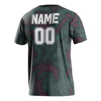 Fournisseur d'impression Vêtements de rugby de football à manches courtes pour hommes Maillots de la ligue Contact Top Chemise de rugby imprimée