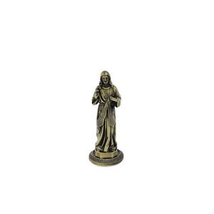 Statue catholique faisant signe ancien vert 3D or métal bijoux ornements maison voiture bureau décorations artisanat croix Figurine - Product Image 5