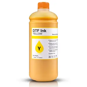 Ocbestjet Lapisan Tinta Transfer DTF, Kaus Digital 6 Warna Kualitas Tinggi 1000ML, Film Tinta Transfer DTF
