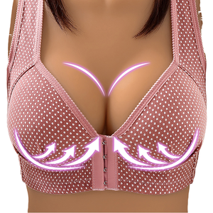 Sujetador Deportivo <span class=keywords><strong>de</strong></span> <span class=keywords><strong>Talla</strong></span> <span class=keywords><strong>Grande</strong></span> para Mujer, con Cierre Frontal, Transpirable, para Uso Diario, Nuevo Estilo, Push-Up, Sin Varillas, <span class=keywords><strong>Talla</strong></span> <span class=keywords><strong>Grande</strong></span> - Product Image 1