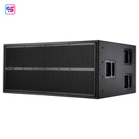 TTS 36-A Double caisson de basses actif haute puissance de 18 pouces, 96 kHz, traitement DSP 32 bits, enceinte de qualité professionnelle