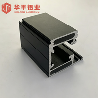 Profilé d'extrusion en aluminium 6063 à rupture de pont thermique pour isolation acoustique, anti-bruit extérieur pour appartements urbains