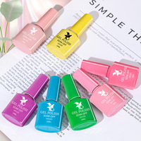 Ensemble de vernis à ongles en gel de couleur unie 48 couleurs, design professionnel à étiquette privée, vernis à ongles en gel 10 ml, vernis UV, vernis gel