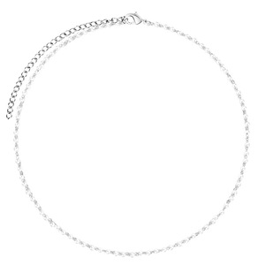 Fashion Tiny Stainless Steel Pearl <strong>Beaded</strong> Sterling <strong>Silver</strong> Bangle <strong>Bracelet</strong> - Product Image 6