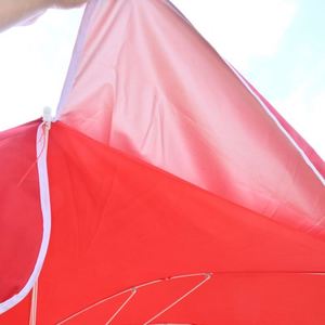 Sombrilla Comercial de Doble Capa de 150 cm, Resistente al Viento, Impermeable, con Protección UV, para Puestos de Mercado, Playa, Patio - Product Image 4