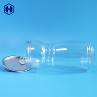 211 #   Boîtes en plastique PET de 550 ml uniques pour aliments pour bébés et collations, fruits secs, avec un couvercle PE à ouverture facile, étanches, sans BPA