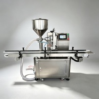 Machine de remplissage pneumatique automatique à tête unique pour liquides et pâtes, précision de remplissage ±1%, équipement de remplissage de bouteilles pour l'alimentation, les cosmétiques et l'huile