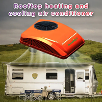 Climatiseur Solaire DC 72V 12V/24V pour Toit, Chaud/Froid, pour Voiture, Camion, Camping-car EAC002.18 R134a Capacité de Refroidissement 300W-850W