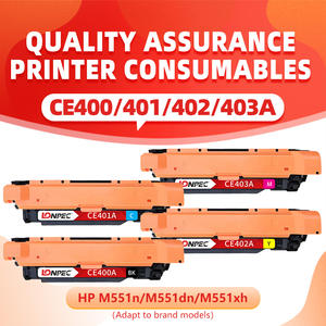 Cartouche de toner couleur compatible 507A CE400A Bk/<span class=keywords><strong>CE401A</strong></span> C/CE402A Y/CE403A M à utiliser pour HP 500/M551 - Product Image 2