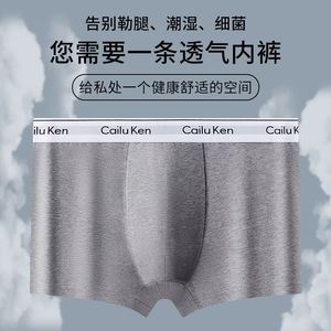 Calzoncillos de Algodón Antibacterianos Sin Costuras para Hombre, para Otoño e Invierno - Product Image 3