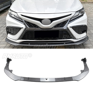 Front Bumper Lip Spoiler Diffuser <b>Splitters</b> Body Kit Aprons Cover Guard Trim for Toyota Camry XV70 Sports Edition 2021-2023 - Product Image 1