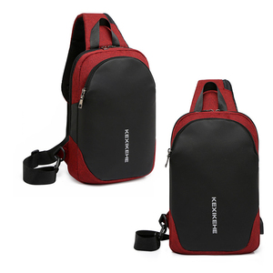 Tas Selempang Kecil MARKSMAN untuk Pria, Tas <span class=keywords><strong>Anti</strong></span>-maling Desainer Baru, Tas Olahraga Tahan Air untuk Santai, Lari, dan Gym dengan Pengisian Daya USB - Product Image 3