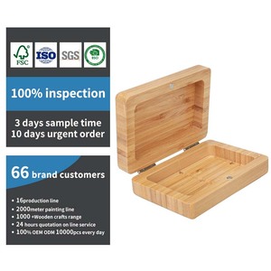 Nhà lưu trữ hộp <span class=keywords><strong>handmade</strong></span> tre chủ phòng tắm xà phòng món ăn tự nhiên vuông xà phòng hộp tre xà phòng chủ - Product Image 1