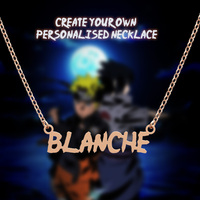 Bijoux personnalisés en acier inoxydable nom Logo déclaration initiale collier de mode films Anime police collier une pièce