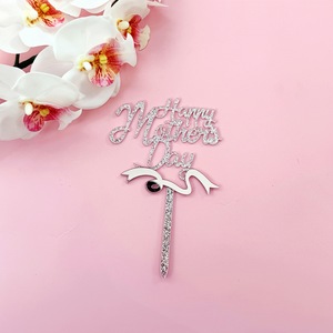 Nouveaux produits pour la fête des mères, décoration de gâteau en acrylique, meilleure <span class=keywords><strong>maman</strong></span> de tous les temps, décoration de gâteau à double étage, fournitures de décoration de gâteau pour fête d'anniversaire - Product Image 6