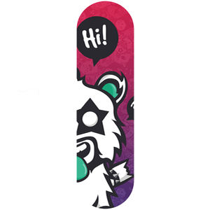 पेशेवर ग्रेड अनुकूलन योग्य 31.5*8.25 इंच 100% कैनाडियन मेपल डबल अपग्रेड स्केटबोर्ड - Product Image 2