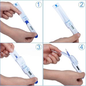 Disposable Digital <b>Thermometers</b> <b>Probe</b> Covers Set of 100 Oral Rectal Universal <b>Thermometers</b> Sleeves for Adult and Kids - Product Image 6