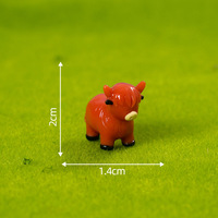Glow-in-the-dark kleine dieren Yak DIY harsaccessoires en -ornamenten