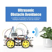 Kit de voiture robot intelligente TSCINBUNY ZYC0043 avec tutoriel DIY, jouet éducatif programmable pour Uno R3