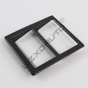 WZXD Cache-bouton de commande des phares en fibre de carbone pour voiture, accessoires intérieurs 2024 pour Fortuner pour Rocco - Product Image 3