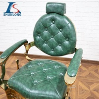 Chaise de salon de coiffure haut de gamme équipement de salon de coiffure antique salon de chaises de barbier professionnel