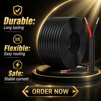 Kabel Speaker Multi-Zone 8 Inti 18 AWG Berkinerja Tinggi, Kabel Sinyal OFC untuk Sistem Musik Latar Komersial dan Audio Bangunan