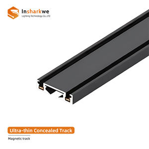 Luz de Riel Magnética LED Ultrafina de 6 mm, DC48V, Montaje en Superficie, Chip COB Moderno, Iluminación con Correa de Aluminio Tejido, Opciones de 1M, 1.5M, 2M, 3M - Product Image 1