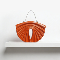 Sculpture en résine artisanale minimaliste moderne, sacs décoratifs faits à la main pour la maison, salon, hall d'entrée