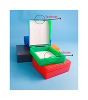 25 50 100 Piece Lab Supplies Thickened Microscope Pathology Slicing Box for Glass Slide 50-Piece Laboratory Slide Slicing Box