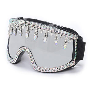 2025 nuovo stile tattico moto da equitazione occhiali a goccia d'acqua pendente trapano Anti-impatto occhiali da sci con protezione per gli occhi - Product Image 4