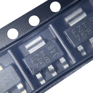 Transistor bipolar PNP FZT758TA SOT-223 de montaje en superficie, alta tensión, 1.6W de disipación de potencia - Product Image 1