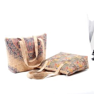 Bolsa de corcho importada de Portugal, bolsa de almacenamiento portátil <span class=keywords><strong>con</strong></span> tótem de viento nacional <span class=keywords><strong>con</strong></span> impresión digital HD - Product Image 6