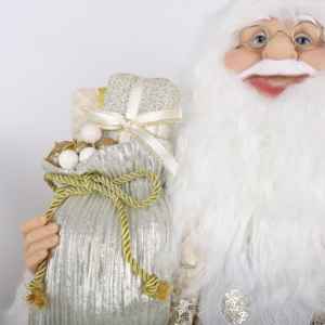 Muñeca Musical Navideña de Plata Artificial, <span class=keywords><strong>Snegurochka</strong></span>, Santa Claus, Venta al Por Mayor de Fábrica para Navidad - Product Image 3