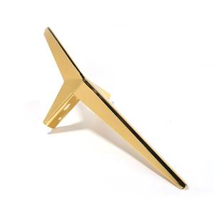 <span class=keywords><strong>Gambe</strong></span> a tre punte a forma di diamante da 45mm semplificato, <span class=keywords><strong>gambe</strong></span> del divano hardware estese, <span class=keywords><strong>gambe</strong></span> di supporto in metallo per tavolino da caffè dell'armadio - Product Image 5