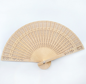 Éventails en bois personnalisés BSHH en gros, éventails portables en bambou peints pour hôtels, mariages et souvenirs, rechargeables - Product Image 3