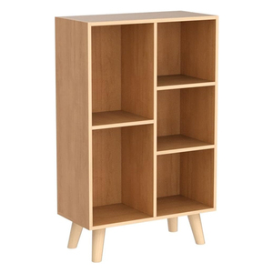 Estantería de Madera Resistente con <span class=keywords><strong>Patas</strong></span>, Organizador de Almacenamiento de <span class=keywords><strong>8</strong></span> Compartimentos, Librería que Ahorra Espacio para Oficina en Casa - Product Image 1