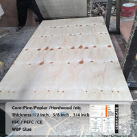 Panel de Madera Contrachapada de Pino CDX de Grado Estructural Ecológico para Construcción, Pisos, Techos y Revestimientos, Venta al Por Mayor