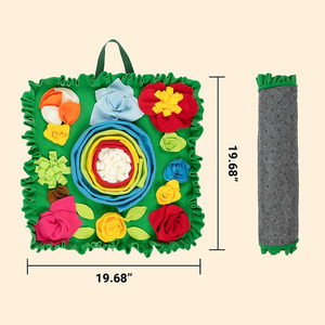 Tapis olfactif interactif pour chiens, jouet pour animaux de compagnie pour les garder occupés, puzzle pour chiens, gamelle à alimentation lente pour chiots, tapis de léchage pour friandises pour animaux de compagnie - Product Image 2