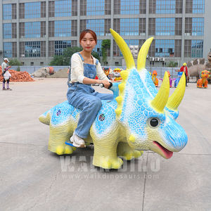 Cartoon Dino Rides For Kids Mall Dinosaures mécaniques Kids Scooter à piles - Product Image 6