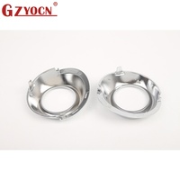 Paire de caches de feux antibrouillard chromés pour Peugeot 307 2006-2008 OE 7452HC 4041499 PG4221240, garniture de pare-chocs avant, vente en gros